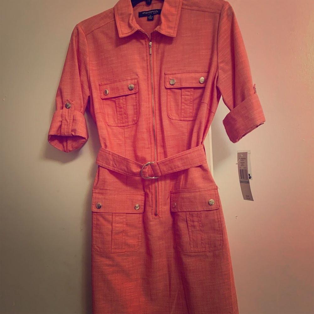 Shosanna Orange shirt dress - never worn